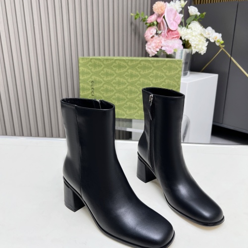 Wholesale Gucci Boots For Women #1258805 $122.00 USD, Wholesale Quality Replica Gucci Boots