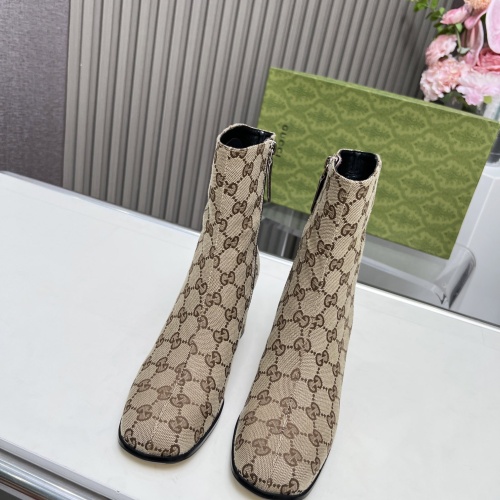 Replica Gucci Boots For Women #1258806 $122.00 USD for Wholesale