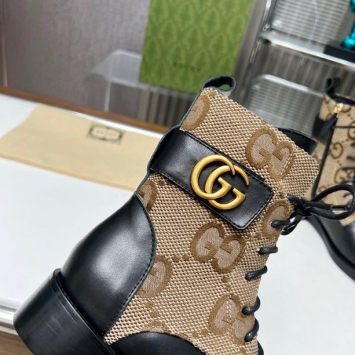 Replica Gucci Boots For Women #1258810 $102.00 USD for Wholesale