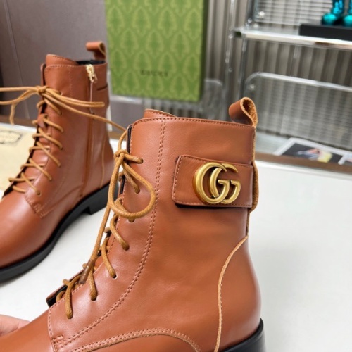 Replica Gucci Boots For Women #1258811 $105.00 USD for Wholesale