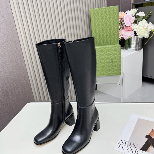 Replica Gucci Boots For Women #1258813 $155.00 USD for Wholesale