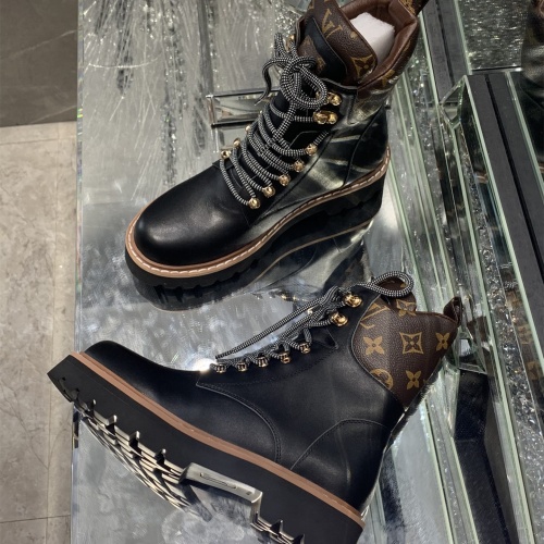 Wholesale Louis Vuitton Boots For Women #1258815 $115.00 USD, Wholesale Quality Replica Louis Vuitton Boots