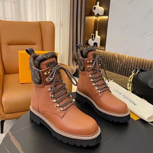 Replica Louis Vuitton Boots For Women #1258816 $115.00 USD for Wholesale