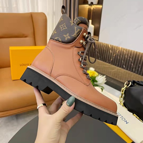 Replica Louis Vuitton Boots For Women #1258816 $115.00 USD for Wholesale