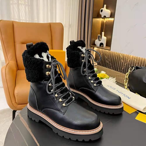 Wholesale Louis Vuitton Boots For Women #1258818 $125.00 USD, Wholesale Quality Replica Louis Vuitton Boots