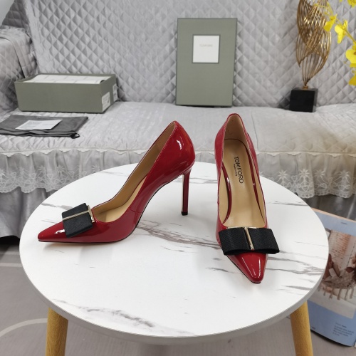 Replica Tom Ford High-Heeled Shoes For Women #1258872 $125.00 USD for Wholesale