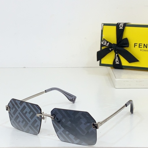 Wholesale Fendi AAA Quality Sunglasses #1258885 $64.00 USD, Wholesale Quality Replica Fendi AAA Quality Sunglasses