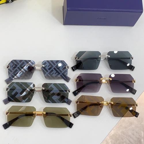 Replica Fendi AAA Quality Sunglasses #1258887 $64.00 USD for Wholesale