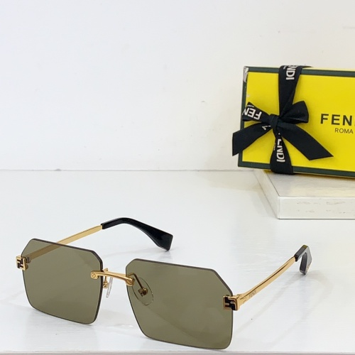 Wholesale Fendi AAA Quality Sunglasses #1258888 $64.00 USD, Wholesale Quality Replica Fendi AAA Quality Sunglasses