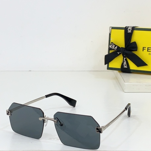 Wholesale Fendi AAA Quality Sunglasses #1258890 $64.00 USD, Wholesale Quality Replica Fendi AAA Quality Sunglasses