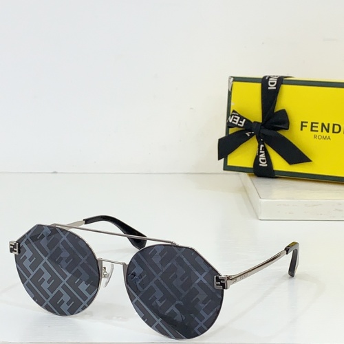 Wholesale Fendi AAA Quality Sunglasses #1258892 $64.00 USD, Wholesale Quality Replica Fendi AAA Quality Sunglasses