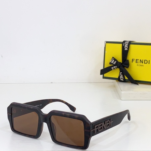 Wholesale Fendi AAA Quality Sunglasses #1258905 $64.00 USD, Wholesale Quality Replica Fendi AAA Quality Sunglasses