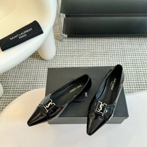 Wholesale Yves Saint Laurent YSL Flat Shoes For Women #1258913 $108.00 USD, Wholesale Quality Replica Yves Saint Laurent YSL Flat Shoes