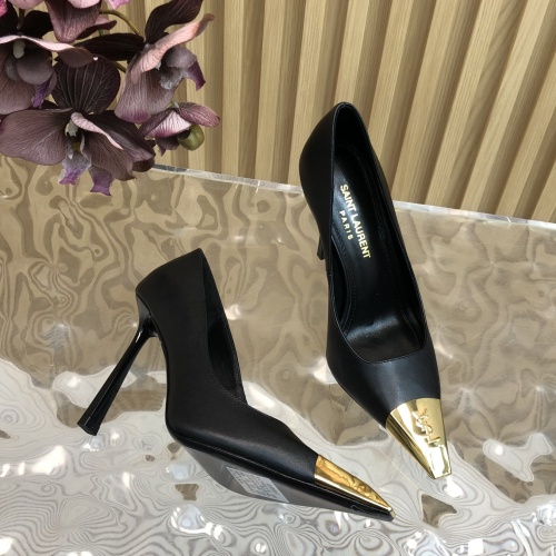 Wholesale Yves Saint Laurent YSL High-Heeled Shoes For Women #1258914 $108.00 USD, Wholesale Quality Replica Yves Saint Laurent YSL High-Heeled Shoes