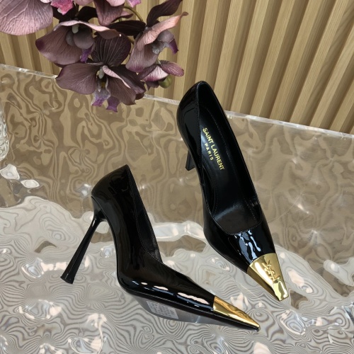 Wholesale Yves Saint Laurent YSL High-Heeled Shoes For Women #1258915 $108.00 USD, Wholesale Quality Replica Yves Saint Laurent YSL High-Heeled Shoes