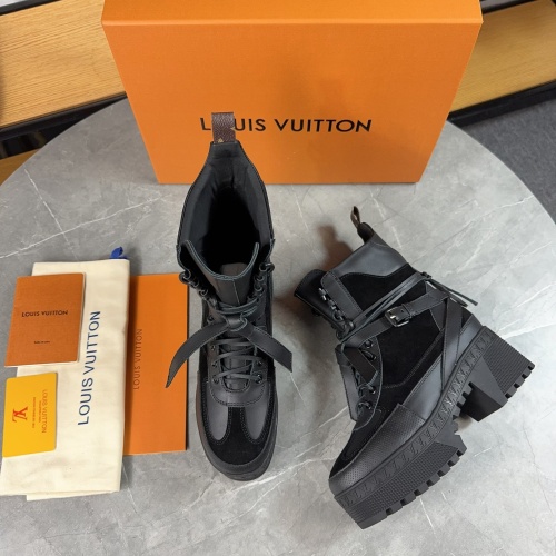 Replica Louis Vuitton Boots For Women #1258931 $130.00 USD for Wholesale