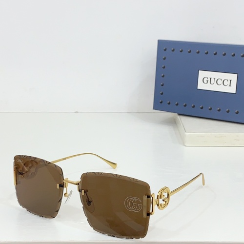 Wholesale Gucci AAA Quality Sunglasses #1258942 $64.00 USD, Wholesale Quality Replica Gucci AAA Quality Sunglasses