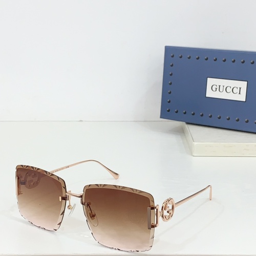 Wholesale Gucci AAA Quality Sunglasses #1258943 $64.00 USD, Wholesale Quality Replica Gucci AAA Quality Sunglasses