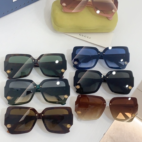 Replica Gucci AAA Quality Sunglasses #1258953 $60.00 USD for Wholesale