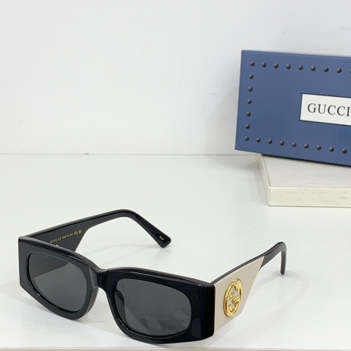 Wholesale Gucci AAA Quality Sunglasses #1258962 $52.00 USD, Wholesale Quality Replica Gucci AAA Quality Sunglasses