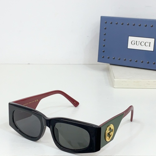 Wholesale Gucci AAA Quality Sunglasses #1258963 $52.00 USD, Wholesale Quality Replica Gucci AAA Quality Sunglasses