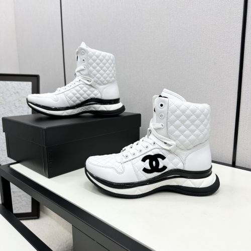 Wholesale Chanel Boots For Women #1258981 $140.00 USD, Wholesale Quality Replica Chanel Boots