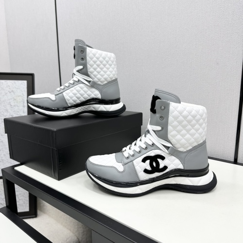 Wholesale Chanel Boots For Women #1258982 $140.00 USD, Wholesale Quality Replica Chanel Boots