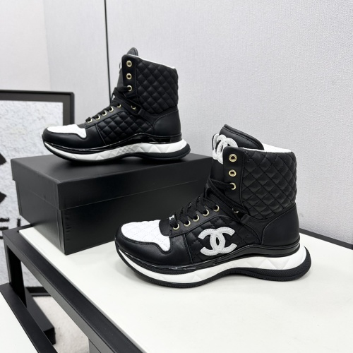 Wholesale Chanel Boots For Women #1258983 $140.00 USD, Wholesale Quality Replica Chanel Boots