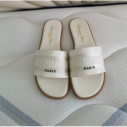 Wholesale Christian Dior Slippers For Women #1258984 $80.00 USD, Wholesale Quality Replica Christian Dior Slippers