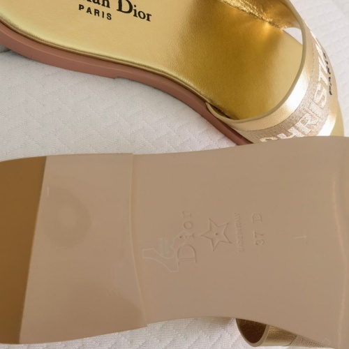 Replica Christian Dior Slippers For Women #1258985 $80.00 USD for Wholesale