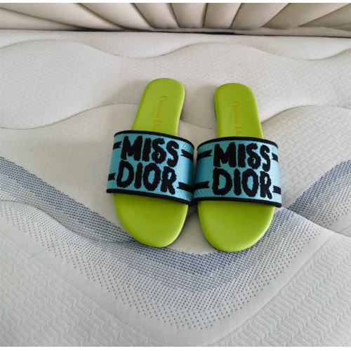 Wholesale Christian Dior Slippers For Women #1258991 $68.00 USD, Wholesale Quality Replica Christian Dior Slippers