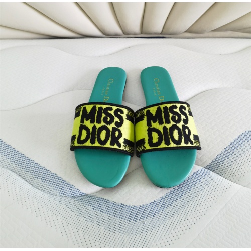 Wholesale Christian Dior Slippers For Women #1258992 $68.00 USD, Wholesale Quality Replica Christian Dior Slippers