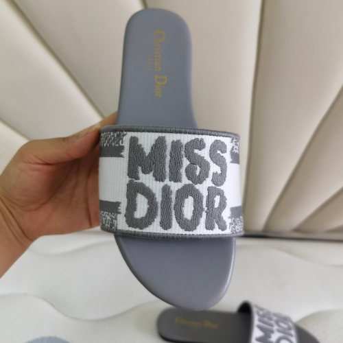 Replica Christian Dior Slippers For Women #1258993 $68.00 USD for Wholesale