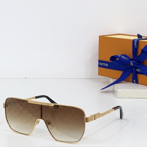 Wholesale Louis Vuitton AAA Quality Sunglasses #1258997 $45.00 USD, Wholesale Quality Replica Louis Vuitton AAA Quality Sunglasses