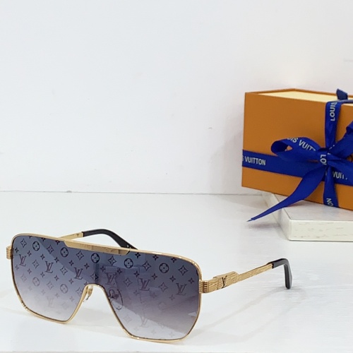 Wholesale Louis Vuitton AAA Quality Sunglasses #1258998 $45.00 USD, Wholesale Quality Replica Louis Vuitton AAA Quality Sunglasses