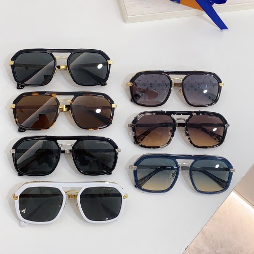 Replica Louis Vuitton AAA Quality Sunglasses #1259015 $64.00 USD for Wholesale