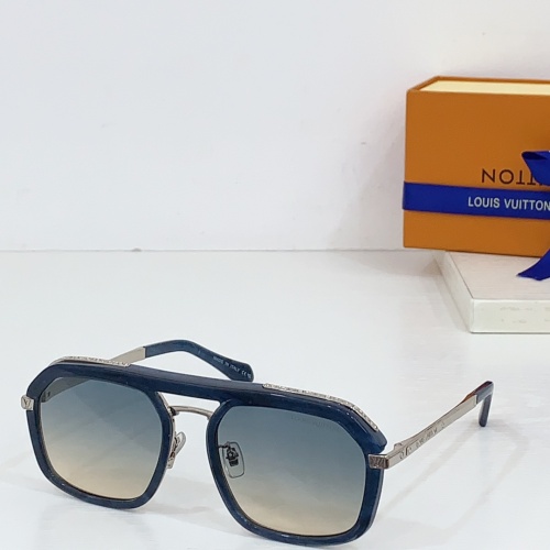 Wholesale Louis Vuitton AAA Quality Sunglasses #1259018 $64.00 USD, Wholesale Quality Replica Louis Vuitton AAA Quality Sunglasses