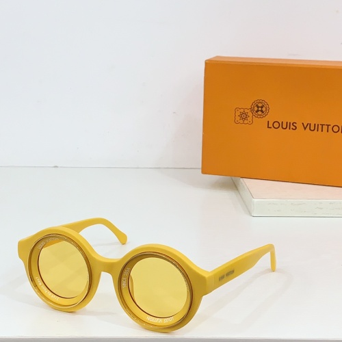 Wholesale Louis Vuitton AAA Quality Sunglasses #1259022 $68.00 USD, Wholesale Quality Replica Louis Vuitton AAA Quality Sunglasses