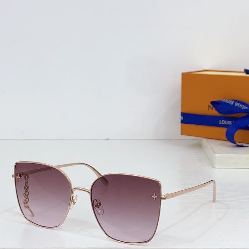 Wholesale Louis Vuitton AAA Quality Sunglasses #1259036 $64.00 USD, Wholesale Quality Replica Louis Vuitton AAA Quality Sunglasses