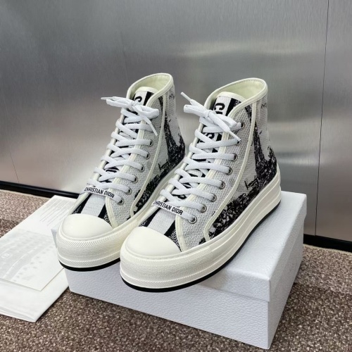 Wholesale Christian Dior High Top Shoes For Women #1259048 $105.00 USD, Wholesale Quality Replica Christian Dior High Top Shoes