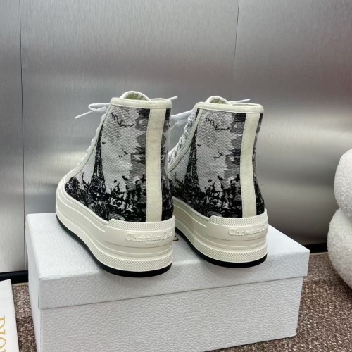 Replica Christian Dior High Top Shoes For Women #1259048 $105.00 USD for Wholesale