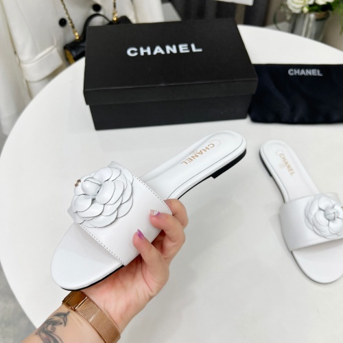 Replica Chanel Slippers For Women #1259056 $80.00 USD for Wholesale