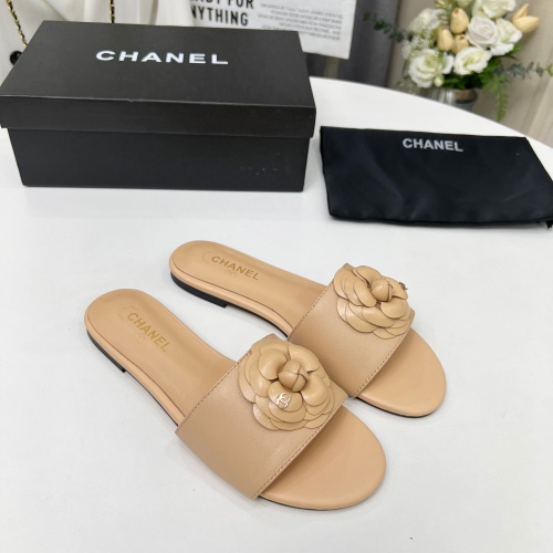 Replica Chanel Slippers For Women #1259057 $80.00 USD for Wholesale