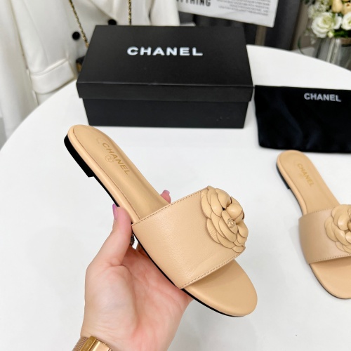 Replica Chanel Slippers For Women #1259057 $80.00 USD for Wholesale