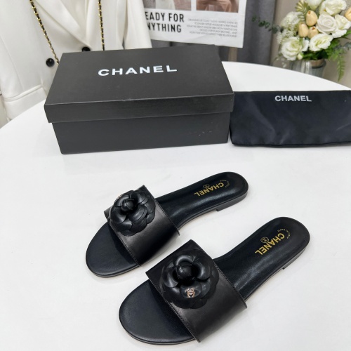 Wholesale Chanel Slippers For Women #1259058 $80.00 USD, Wholesale Quality Replica Chanel Slippers