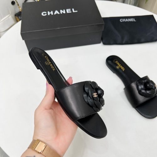 Replica Chanel Slippers For Women #1259058 $80.00 USD for Wholesale