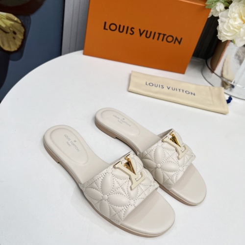 Replica Louis Vuitton Slippers For Women #1259063 $85.00 USD for Wholesale