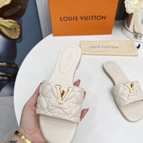 Replica Louis Vuitton Slippers For Women #1259063 $85.00 USD for Wholesale