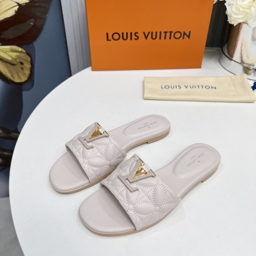 Wholesale Louis Vuitton Slippers For Women #1259064 $85.00 USD, Wholesale Quality Replica Louis Vuitton Slippers