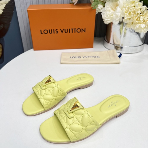 Wholesale Louis Vuitton Slippers For Women #1259066 $85.00 USD, Wholesale Quality Replica Louis Vuitton Slippers